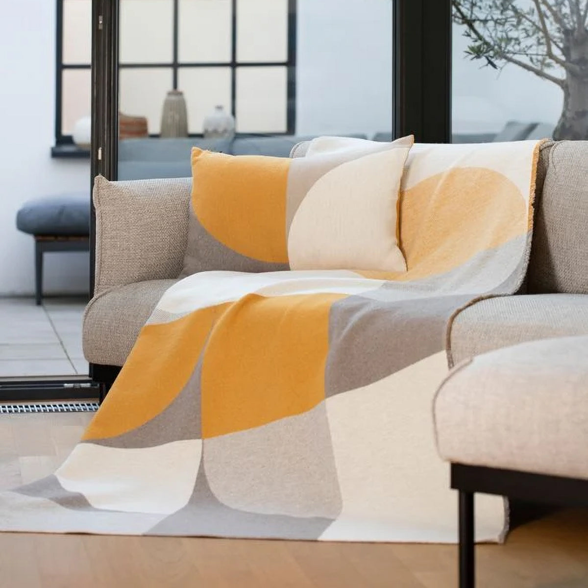 Coperta Invernale in Caldo Cotone Fantasia Geometrica - Harper