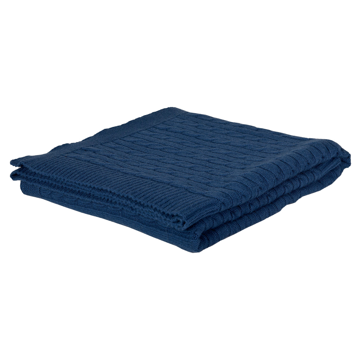Plaid in Puro Cachemire a Maglia - Treccia