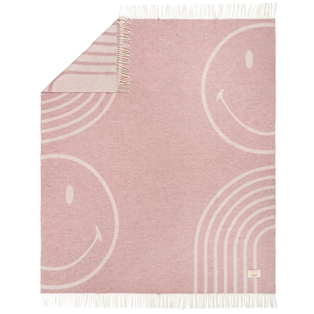 Plaid in Lana con Lavorazione Jacquard - Face