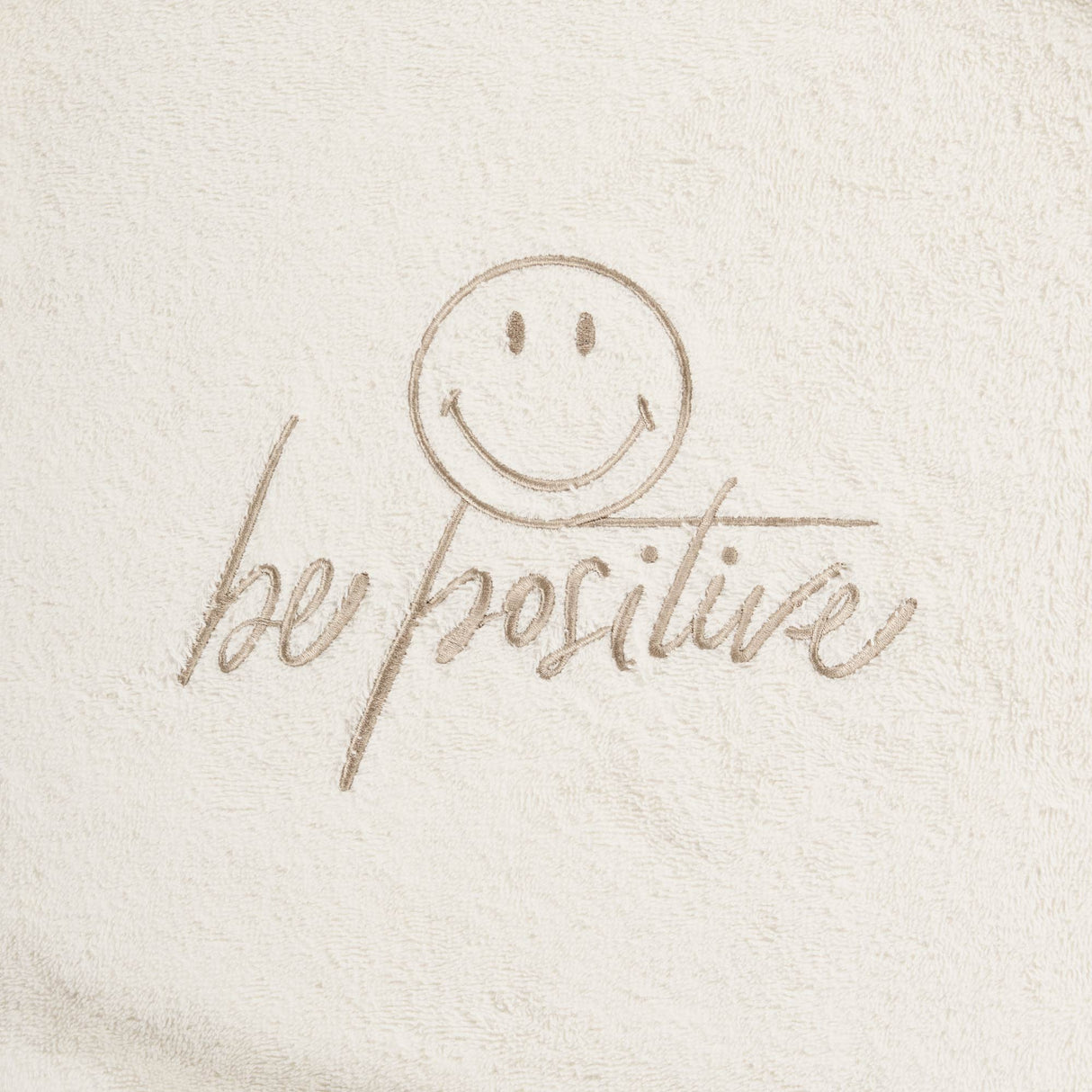 Accappatoio con Cappuccio in Spugna di Cotone - Be Positive
