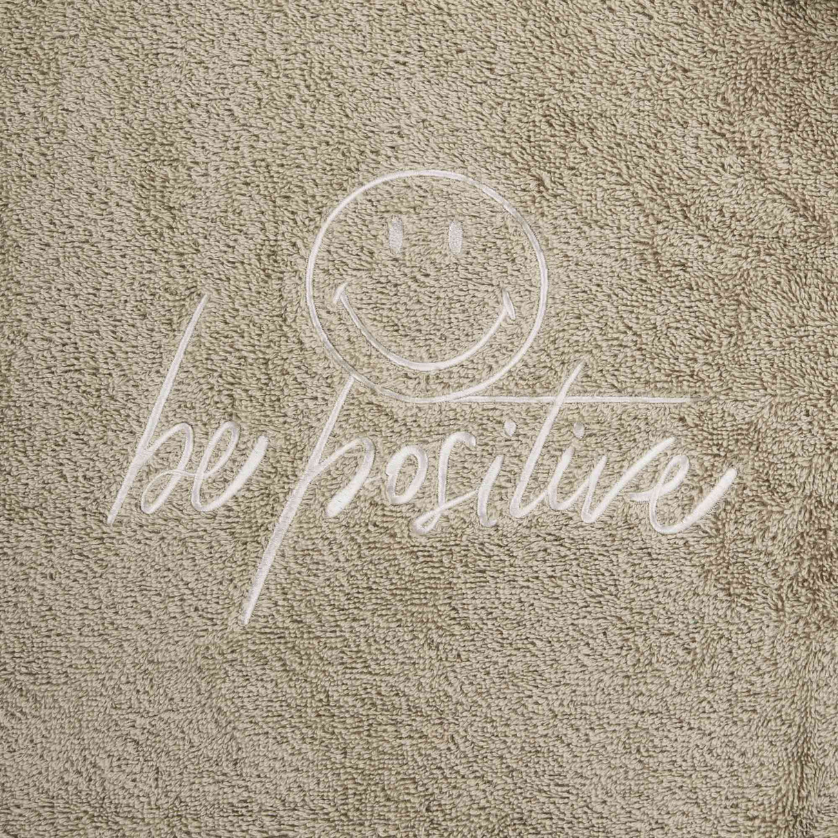 Accappatoio con Cappuccio in Spugna di Cotone - Be Positive