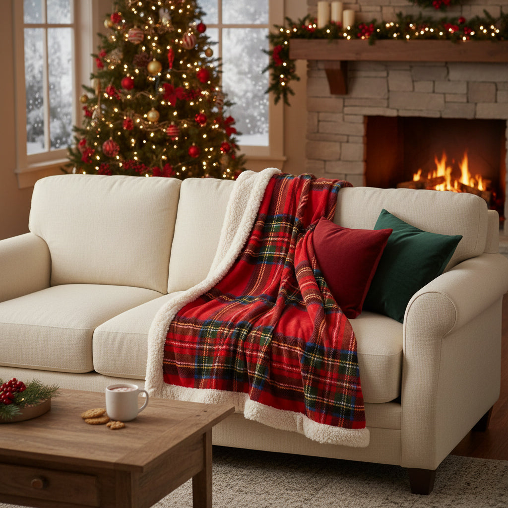 Coperta in MicroPile Agnellato Scozzese - Tartan