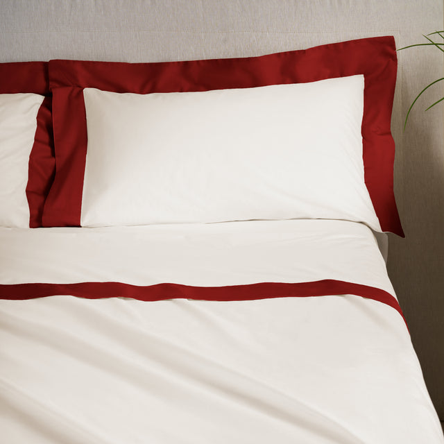 Completo Lenzuola con Bordo in Raso - Diamante