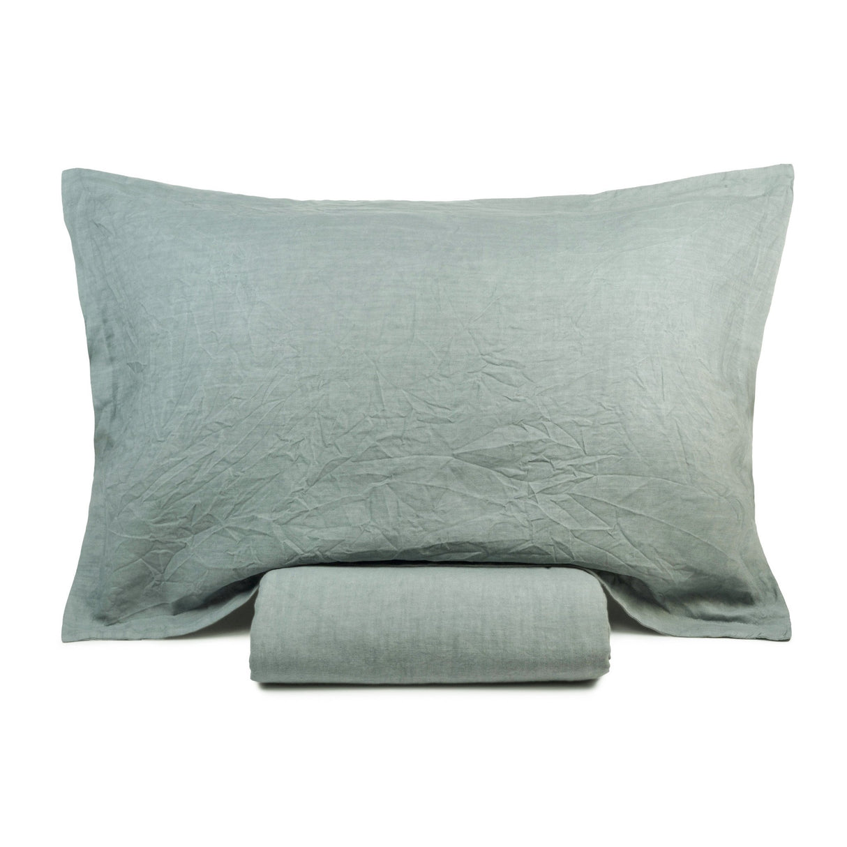 Parure Copripiumino in Puro Lino StoneWashed No Stiro - Luxury