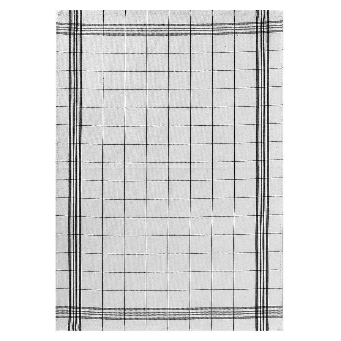 Canovaccio in Puro Cotone a quadri - Carreaux canovaccio Winkler Nero