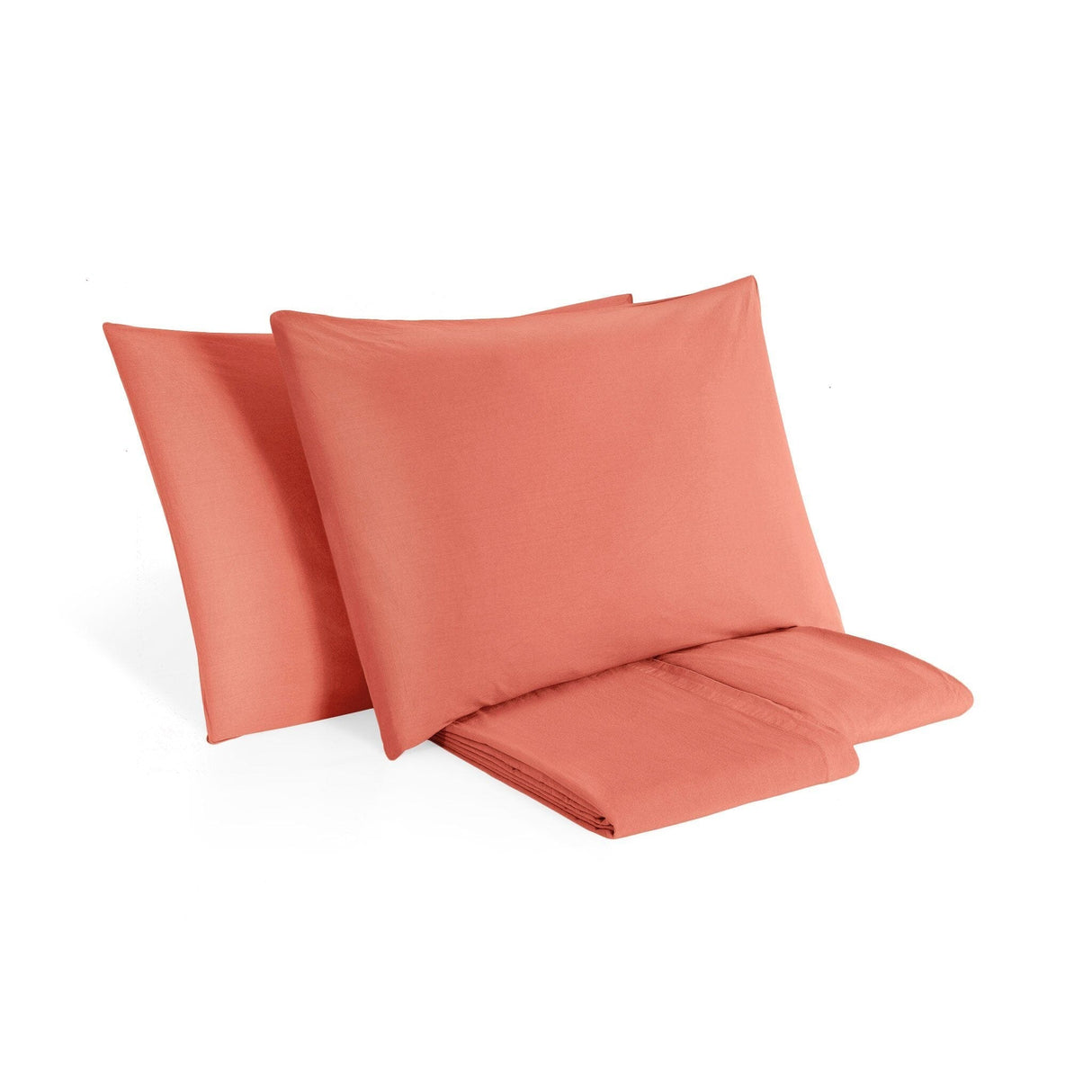Completo Lenzuola in Puro Cotone StoneWashed No Stiro - Senna Lenzuola Lisola Stone Singolo Pepe Rosa
