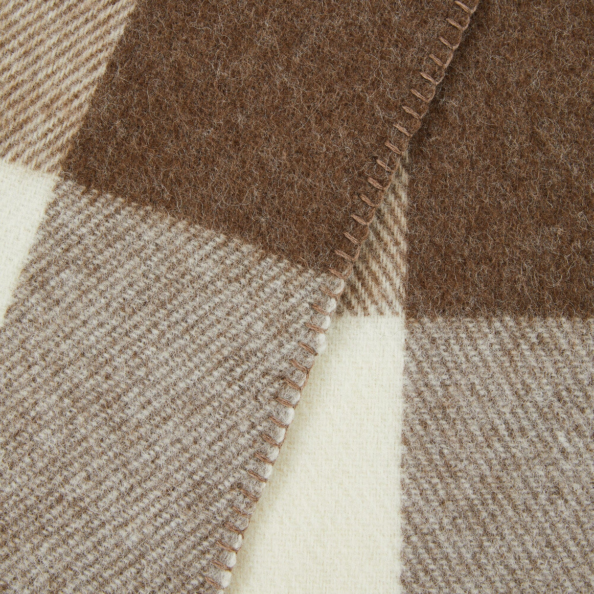 Coperta in Pura Lana Vergine Fantasia Check - Adamello Check Coperta Lanerossi