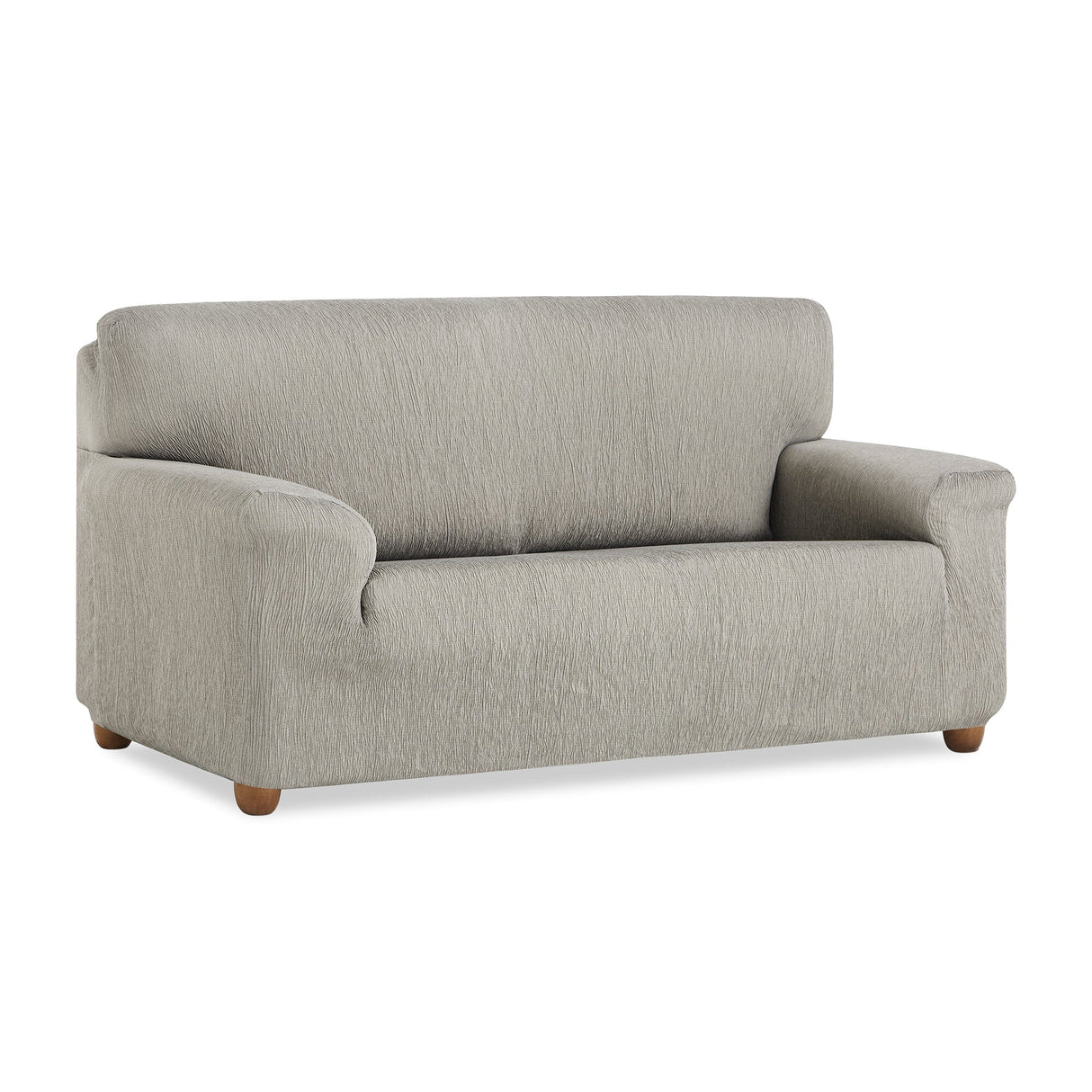 Copridivano in Tessuto Jacquard - Teide Copridivano Berlmarti Copripoltrona Grigio Chiaro