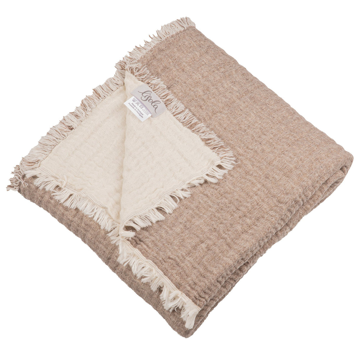 Plaid - Amaryllis Plaid Salgado Plaid Naturale/Marrone