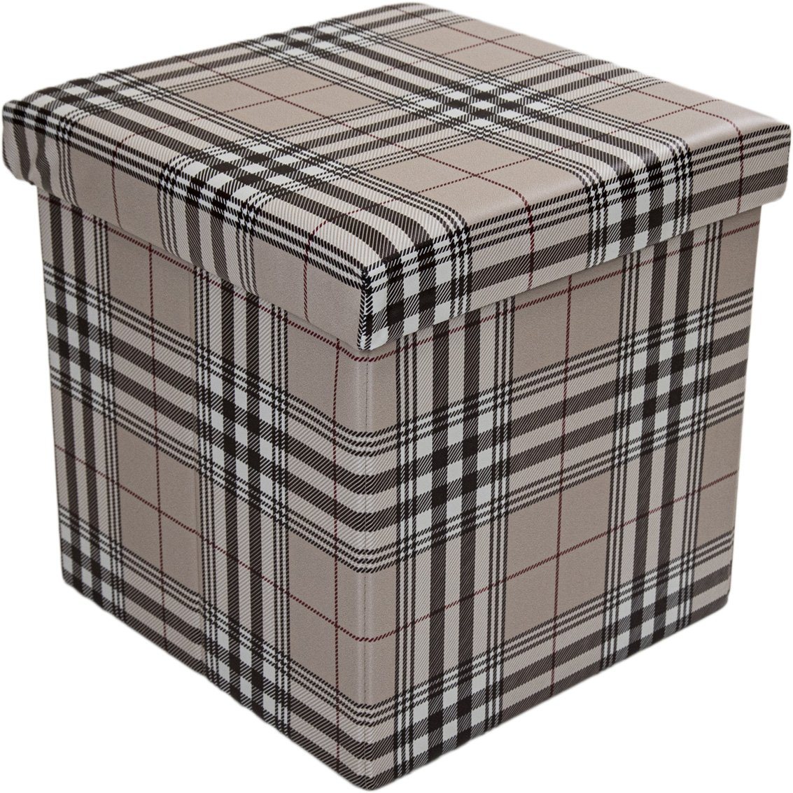 Cubo Contenitore in Pvc Stampato - Boston Cubo Contenitore Daunex Grigio