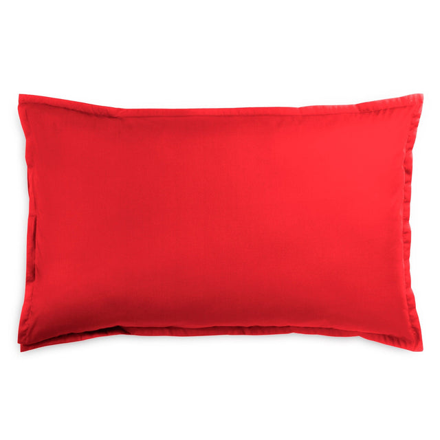 Federa in Percalle di Puro Cotone 200TC tinta unita - Milano Federa Lisola Basic Rosso