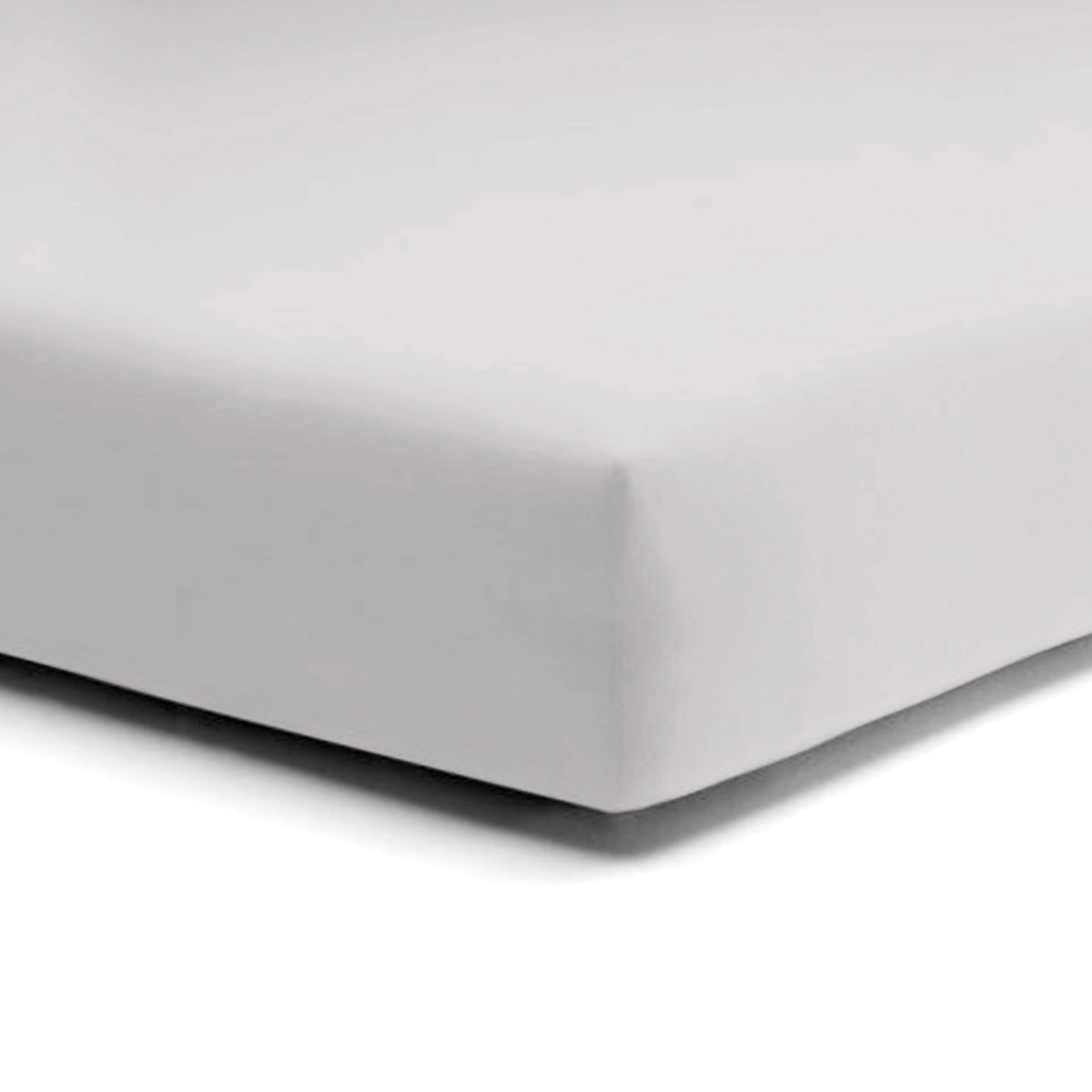 Lenzuolo da Sotto con angoli in Puro cotone Jersey no stiro - Makò Deluxe Lenzuolo Sotto Daunex Singolo Grigio Platino