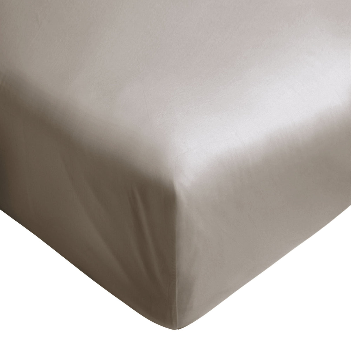 Lenzuolo da Sotto con angoli in Raso di Cotone - Mirror Lenzuolo Sotto BiancoPerla Singola Prisma