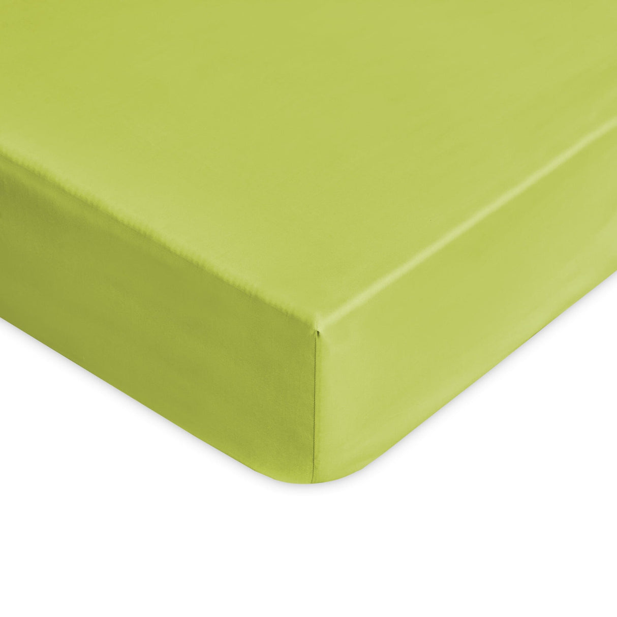 Lenzuolo Sotto con Angoli in puro cotone tinta unita - Tortona Lenzuolo Sotto Lisola Basic Singolo Verde