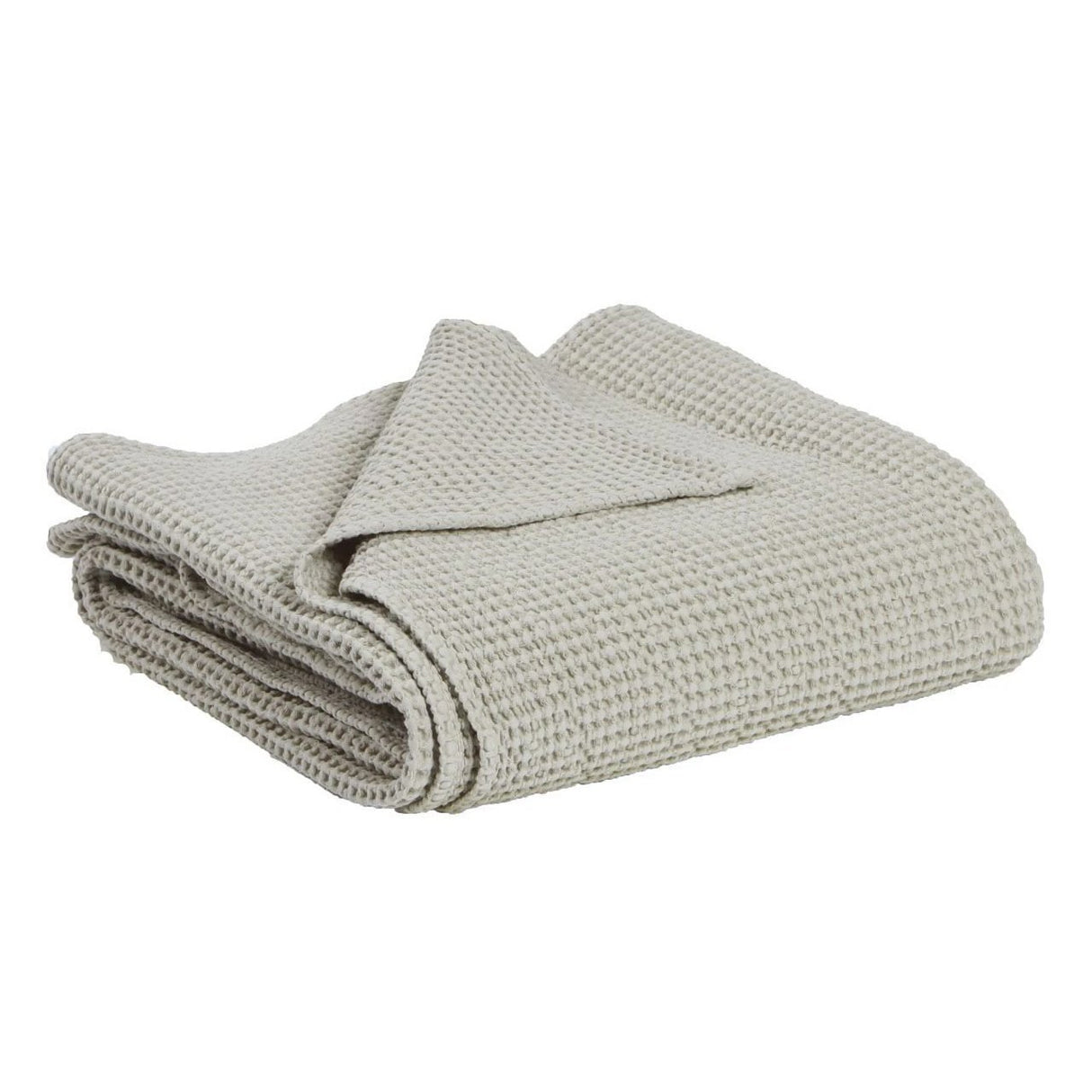 Plaid a Nido D'Ape StoneWashed in Cotone Tinta Unita - Maia Plaid Vivaraise Lino