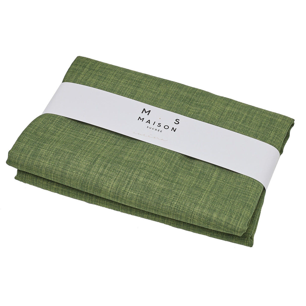 Runner Antimacchia in Tinta Unita - Korin Runner Maison Sucrée Verde Scuro