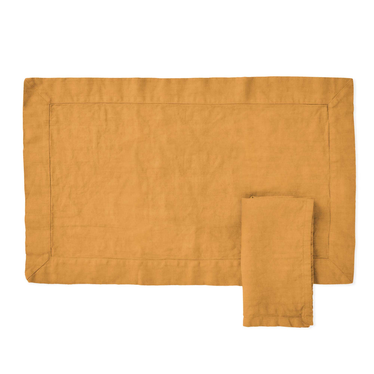 Set 2 Americani in Puro Cotone StoneWashed NO STIRO - Cales Americano Lisola Ambra