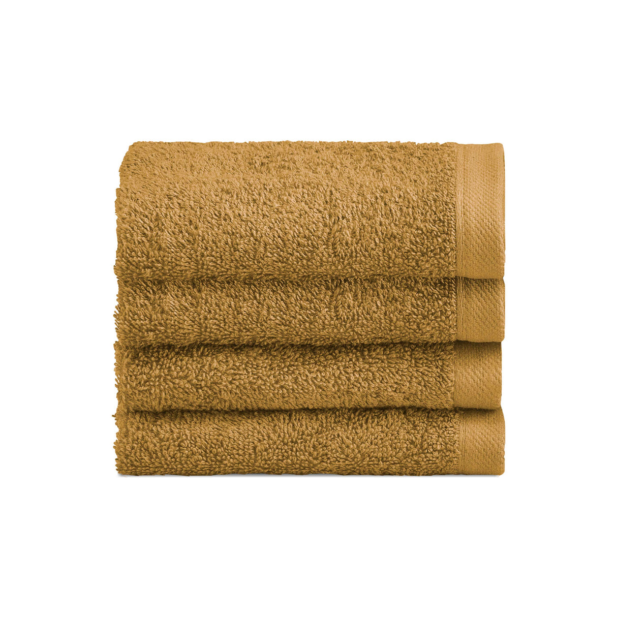 Set 4 Lavette in Spugna di Cotone Tinta Unita - Perla Lavetta Lisola Bronzo (Bronzo)