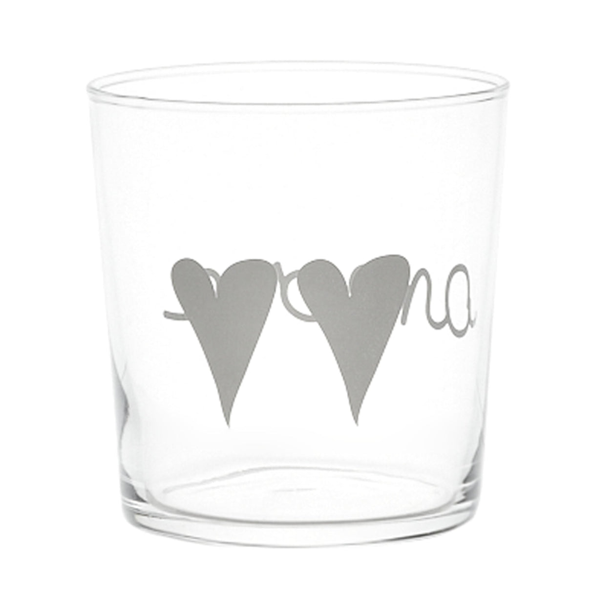 Set 6 Bicchieri Acqua Serigrafati - Amore Bicchieri Simple Day