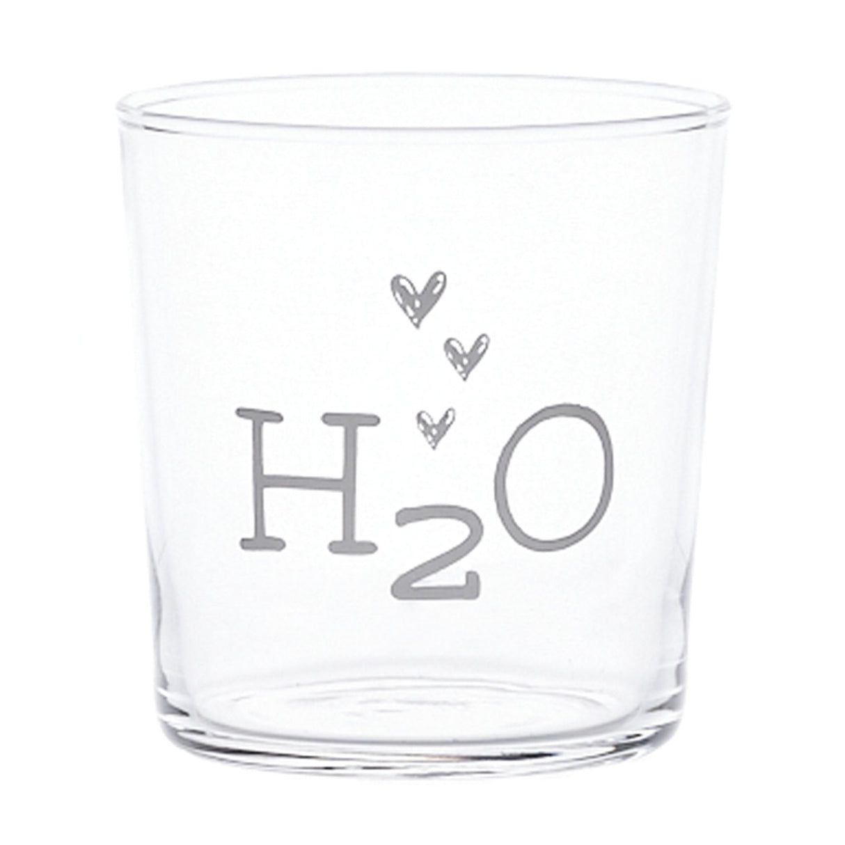 Set 6 Bicchieri Acqua Serigrafati - H2O Bicchieri Simple Day