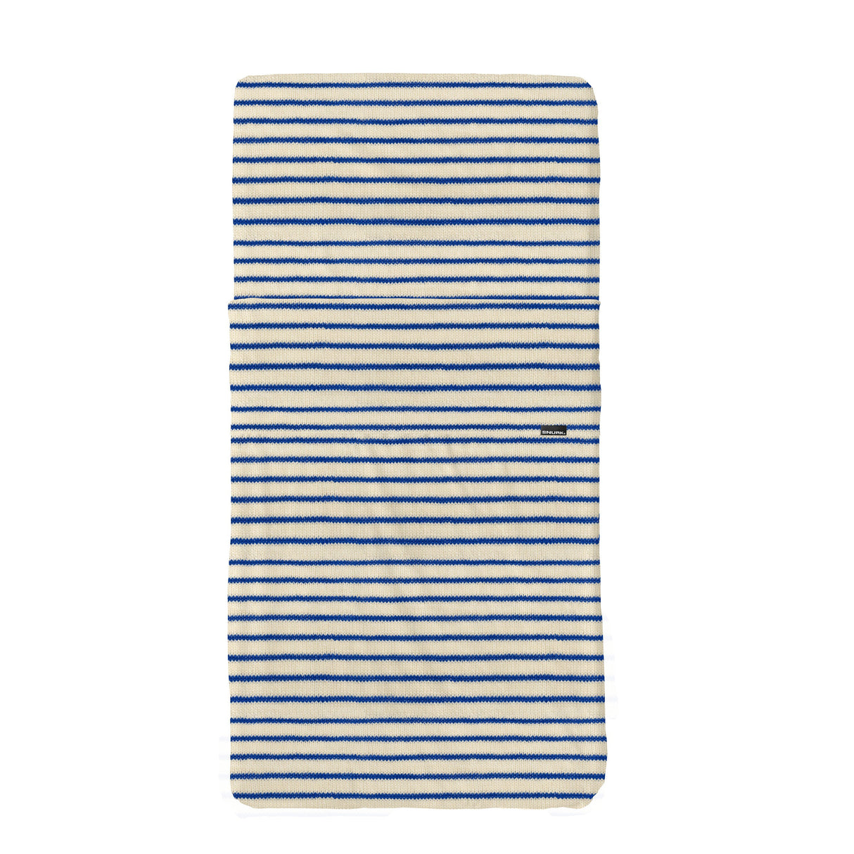 Snurk Completo Letto per Bimbi in Percalle di Cotone - Breton Baby Blue Lenzuola Bimbi Snurk 120x150 cm + 60x120 cm (Culla)
