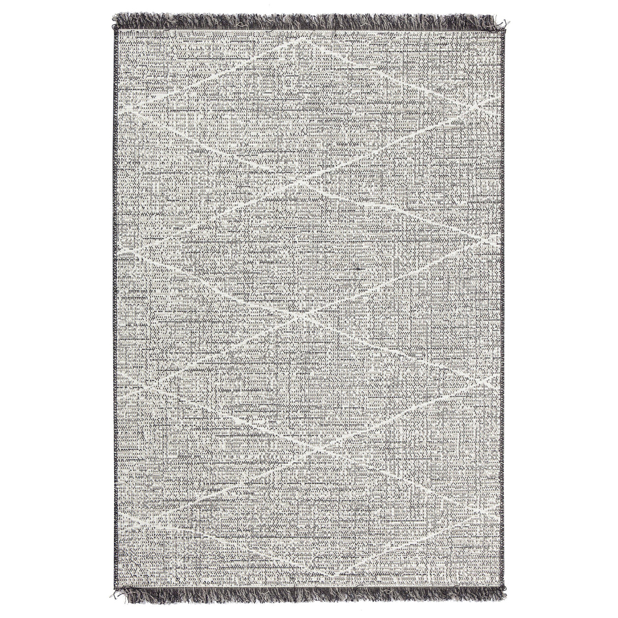 Tappeto Arredo Motivo Geometrico - Tweed Tappeto Vivaraise 60x110 Nero