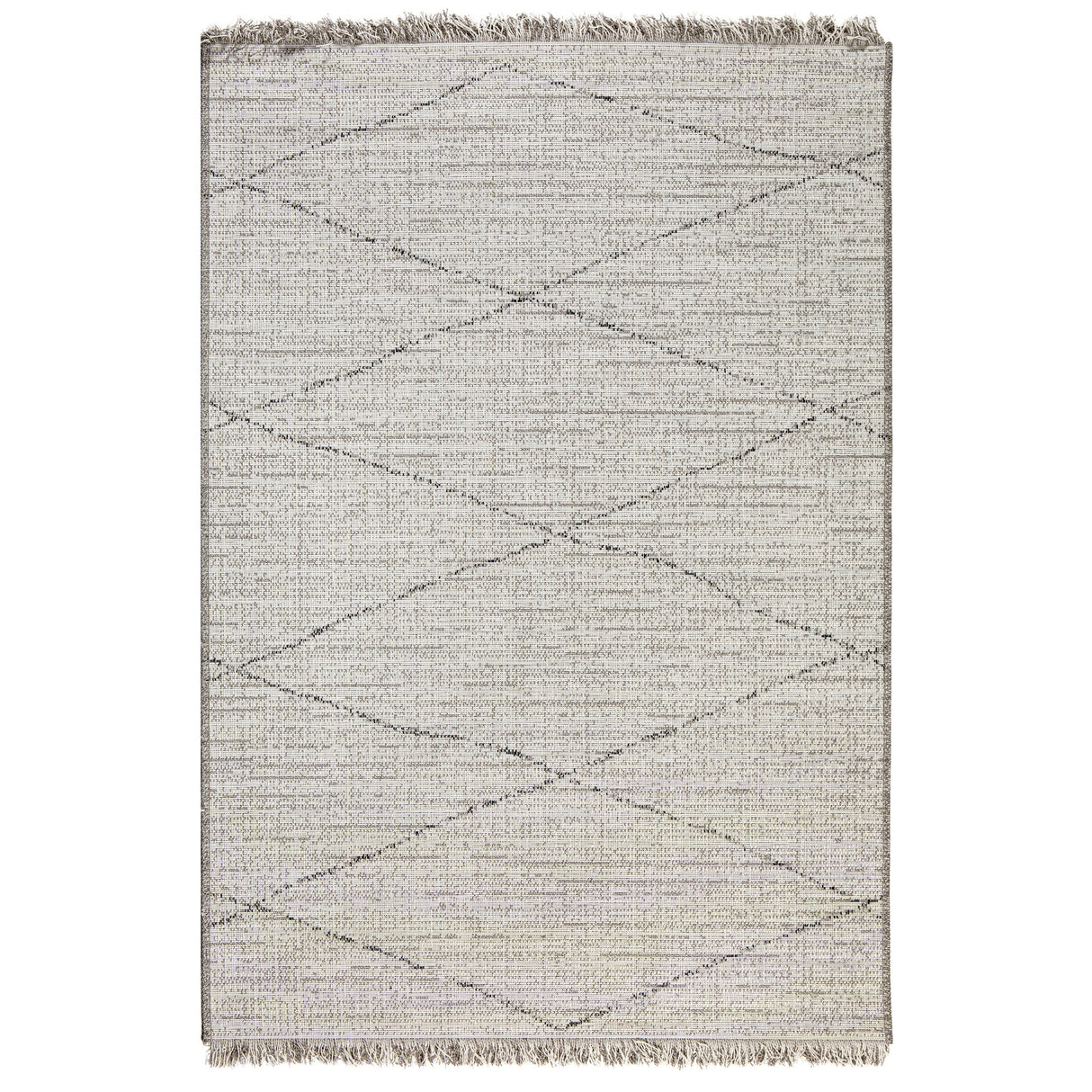 Tappeto Arredo Motivo Geometrico - Tweed Tappeto Vivaraise 60x110 Perla