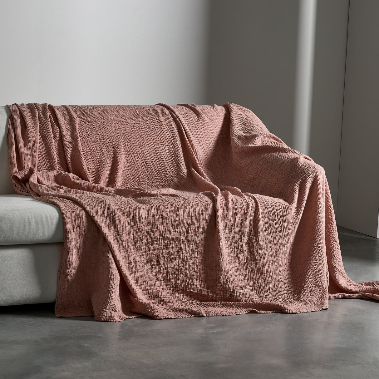 Telo Copritutto in Puro Cotone Jacquard no Stiro - Lasa Telo Copritutto Lisola Matrimoniale Rosa