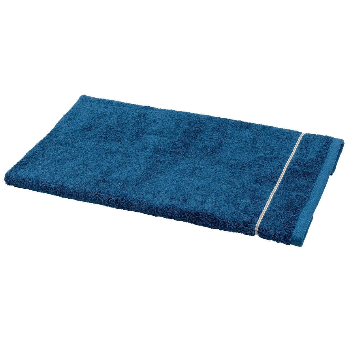 Telo da Bagno in Spugna con bacchetta - Atollo Telo spugna Dea Blu/Argento