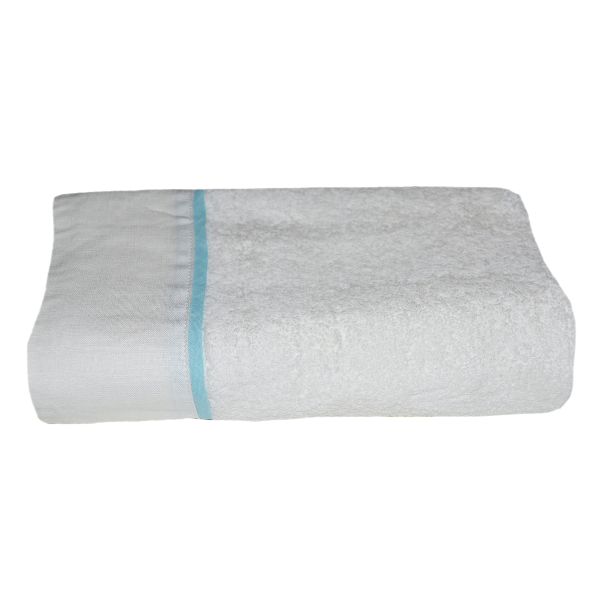 Telo da Bagno in Spugna Doppio Bordo Lino/Raso Telo spugna Creole Home