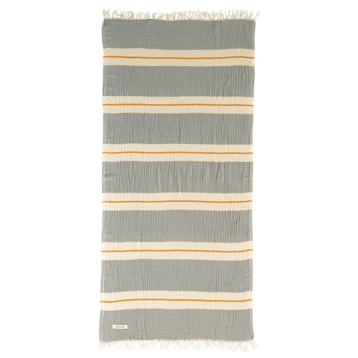 Telo Mare Fouta Rigato in Mussola di Cotone - Chelsea Telo Mare Begonville Grigio
