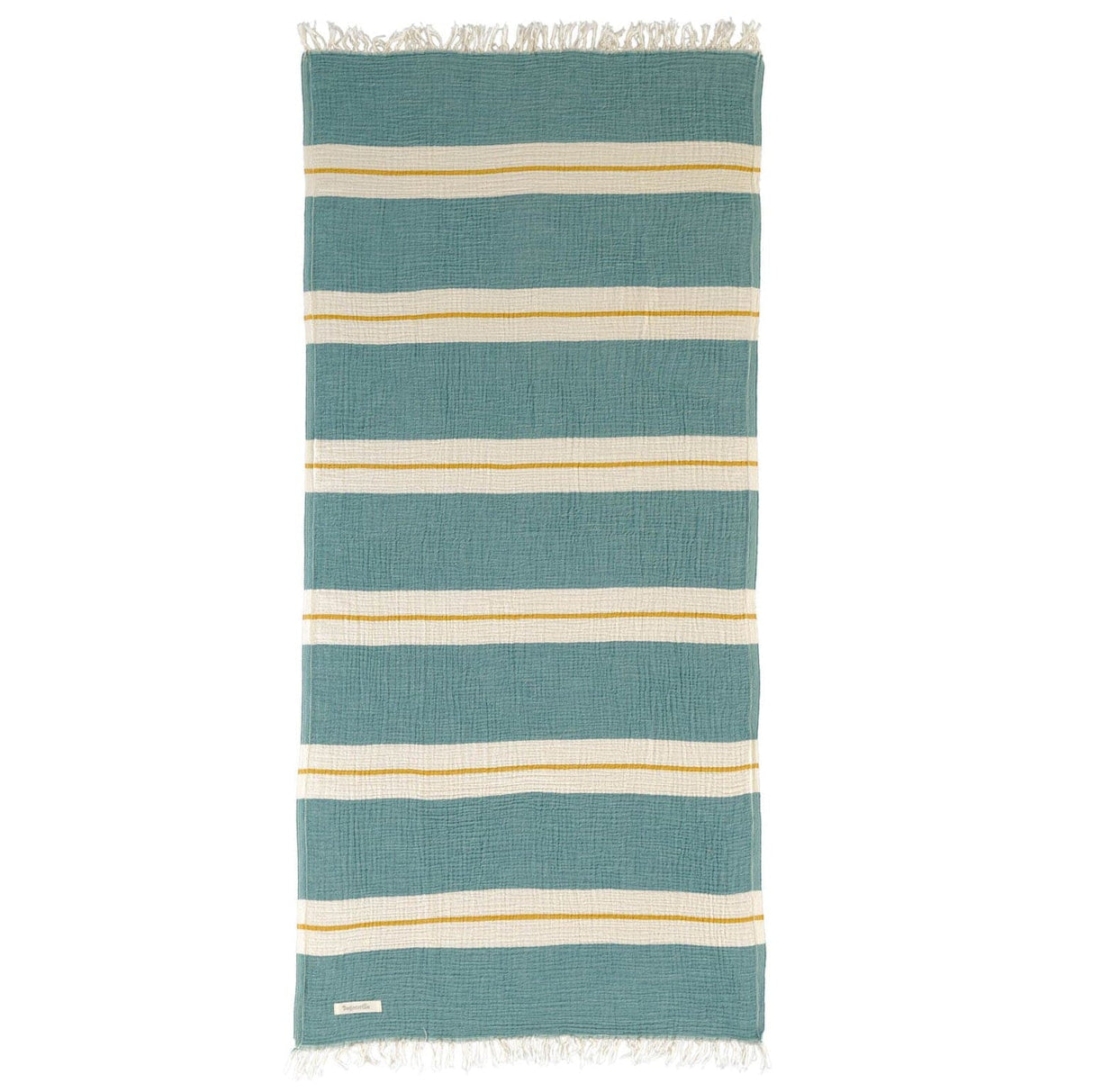 Telo Mare Fouta Rigato in Mussola di Cotone - Chelsea Telo Mare Begonville Menta