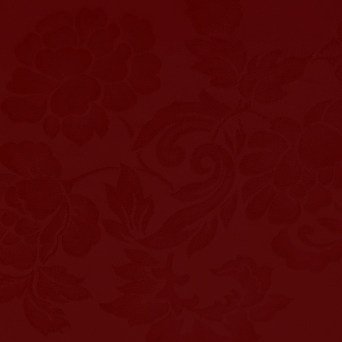 Tovaglia in Fiandra di Puro Cotone - Rose Tovaglia Lisolastore 150x180 + 6 Tovaglioli Bordeaux