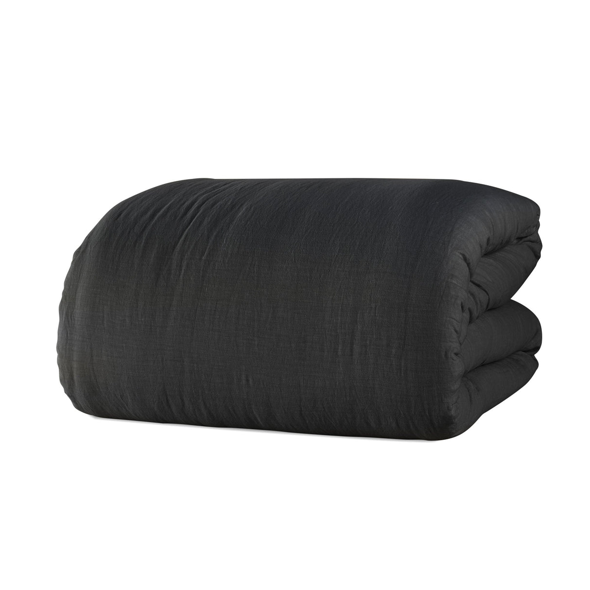 Trapunta in Cotone e Lino StoneWashed NO Stiro - Luxury Trapuntino Estivo Lisola Matrimoniale Nero