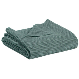 Plaid a Nido D'Ape StoneWashed in Cotone Riciclato - Maia Recycle