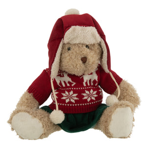 Peluche Orsetto con Berretto - Christmas Bear