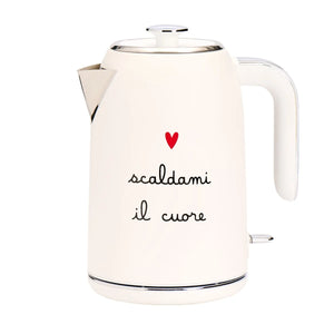Bollitore Elettrico Serigrafato - Scaldami il Cuore