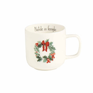 Tazza Colazione in Grès - Natale in Famiglia