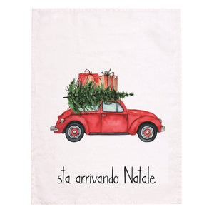 Canovaccio in Lino Stonewashed - Sta Arrivando Natale