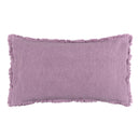 Cuscino in Cotone Stonewashed Jacquard Tinta Unita - Canestri