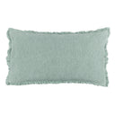 Cuscino in Cotone Stonewashed Jacquard Tinta Unita - Canestri