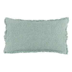 Cuscino in Cotone Stonewashed Jacquard Tinta Unita - Canestri