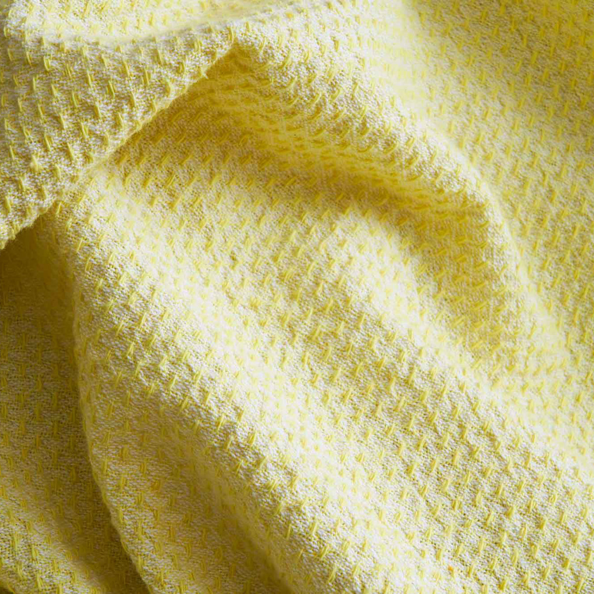 Plaid in Puro Cotone Tinta Unita - Lavinia