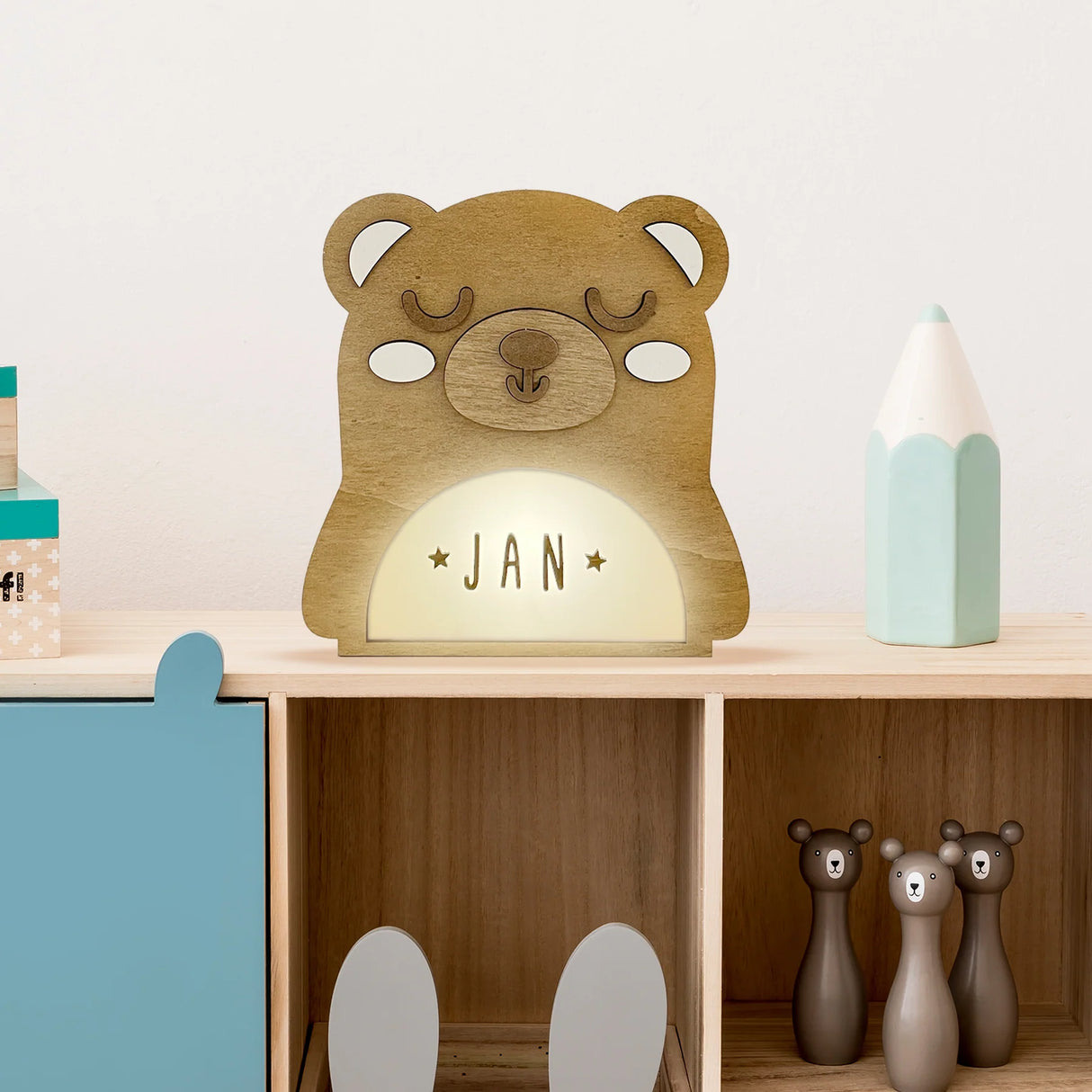 Lampada da Tavolo Personalizzabile - Orso