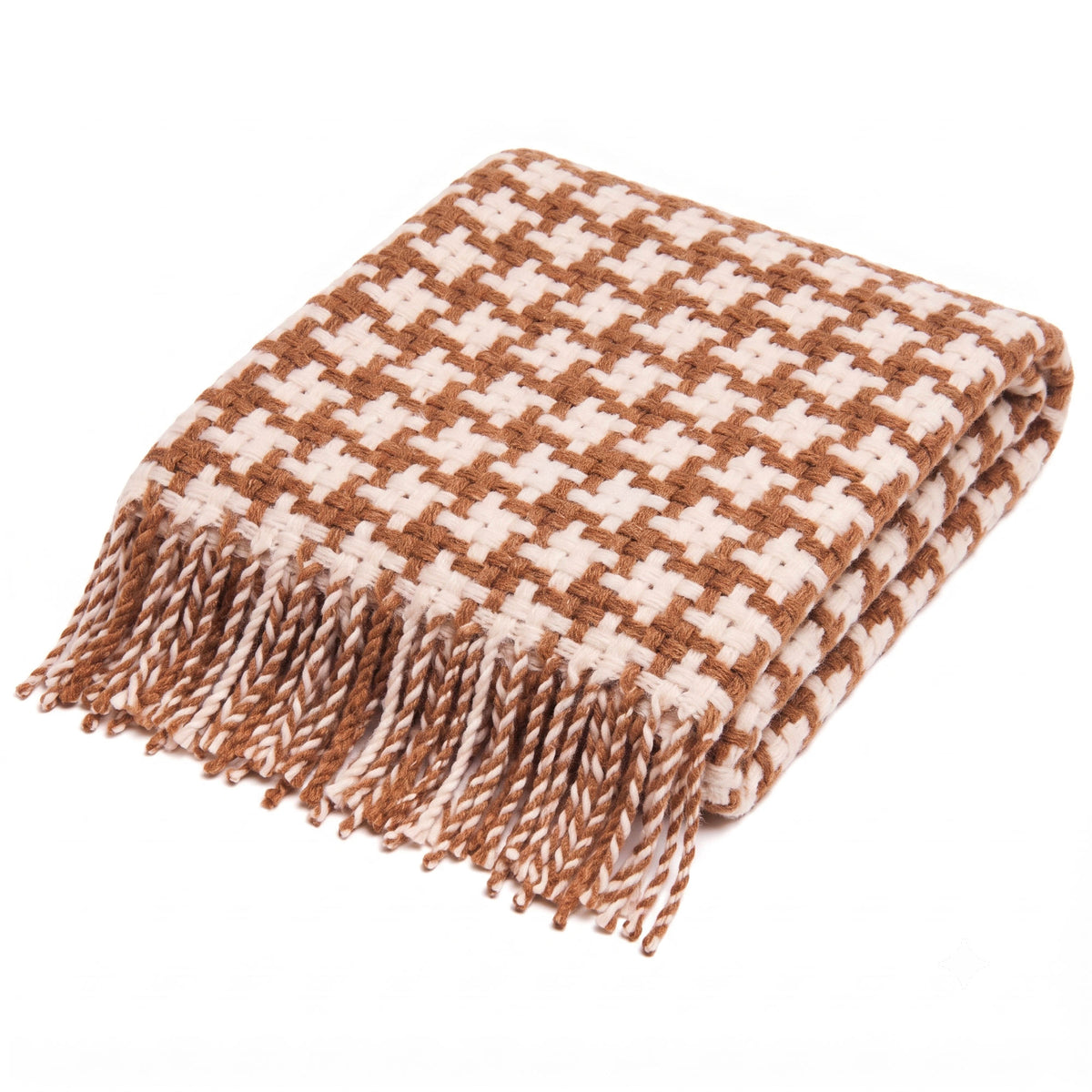 Plaid in Lana Fantasia Pied de Poule - Paloma