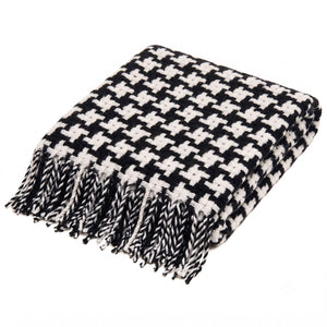 Plaid in Lana Fantasia Pied de Poule - Paloma