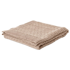 Plaid in Puro Cachemire a Maglia - Treccia