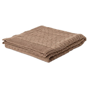 Plaid in Puro Cachemire a Maglia - Treccia