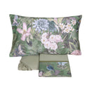 Completo Lenzuola in Raso Di Cotone Fantasia Floreale - Protea