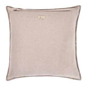 Copricuscino in Lana con Lavorazione Jacquard - Face